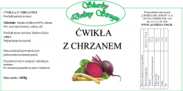 Ekologiczna ćwikła z chrzanem 0,7l